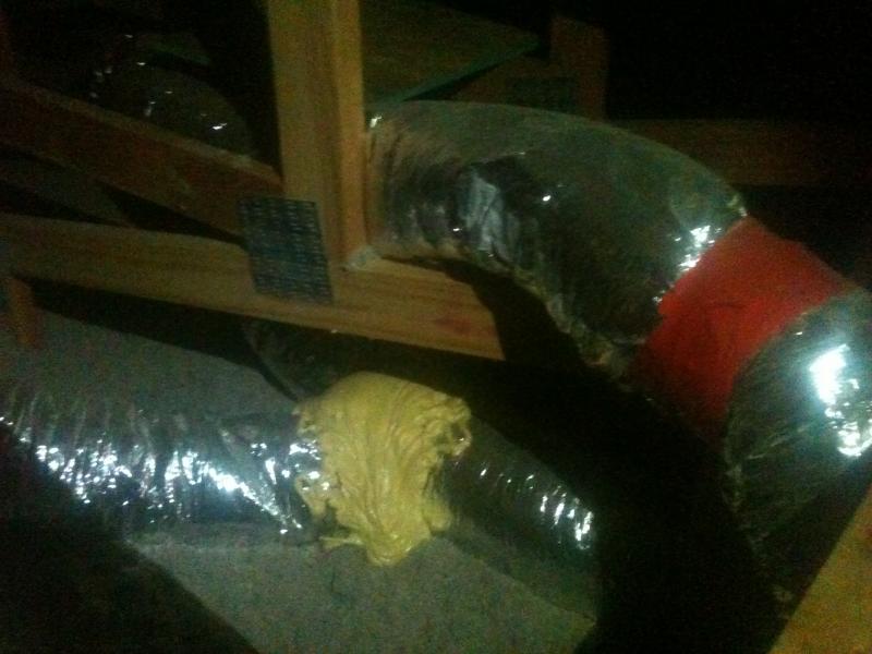 Worst example of an HRV installation I have ever seen.