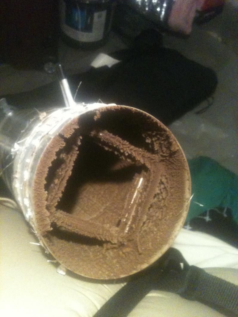 Dirty air flow measuring station